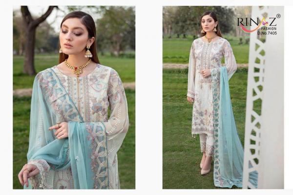 Rinaz Ramsha 8 Designer Georgette Pakistani Salwar